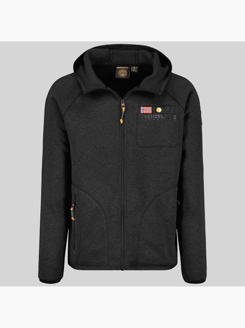 Chaqueta polar con capucha tiparni – geographical norway Negro - Kiabi