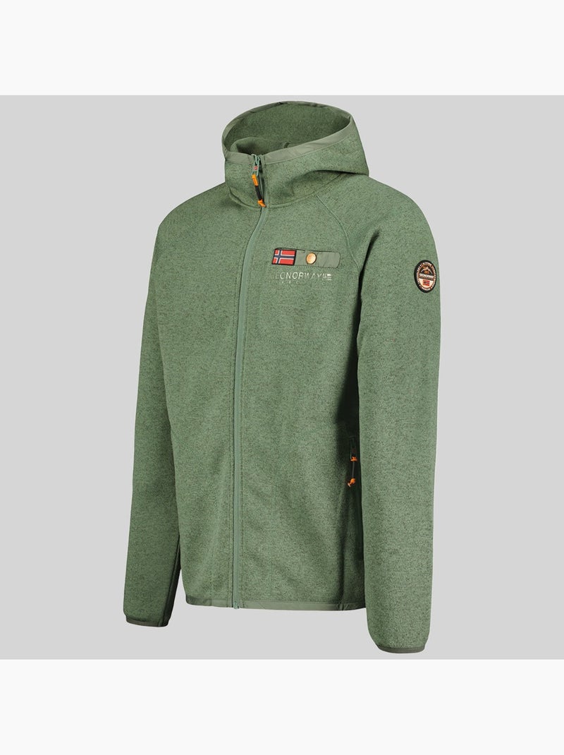 Chaqueta polar con capucha tiparni – geographical norway Verde - Kiabi