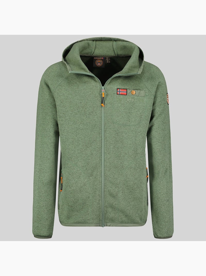 Chaqueta polar con capucha tiparni – geographical norway Verde - Kiabi