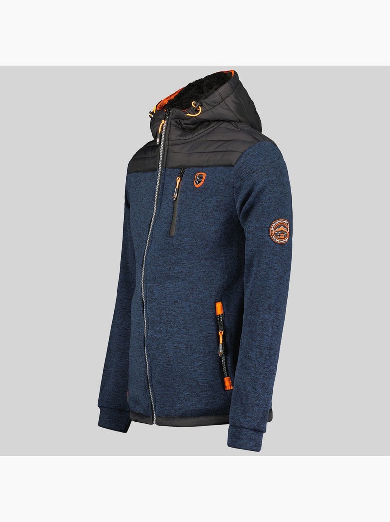 Chaqueta polar con capucha toledo – geographical norway Azul marino - Kiabi