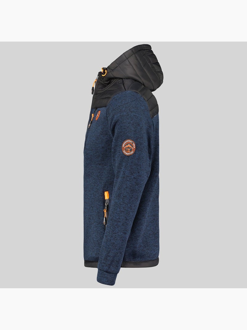 Chaqueta polar con capucha toledo – geographical norway Azul marino - Kiabi