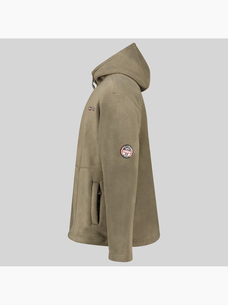 Chaqueta polar con capucha torleon hood – geographical norway Caqui - Kiabi