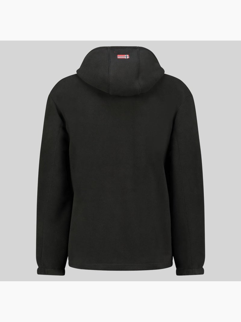 Chaqueta polar con capucha torleon hood – geographical norway Negro - Kiabi