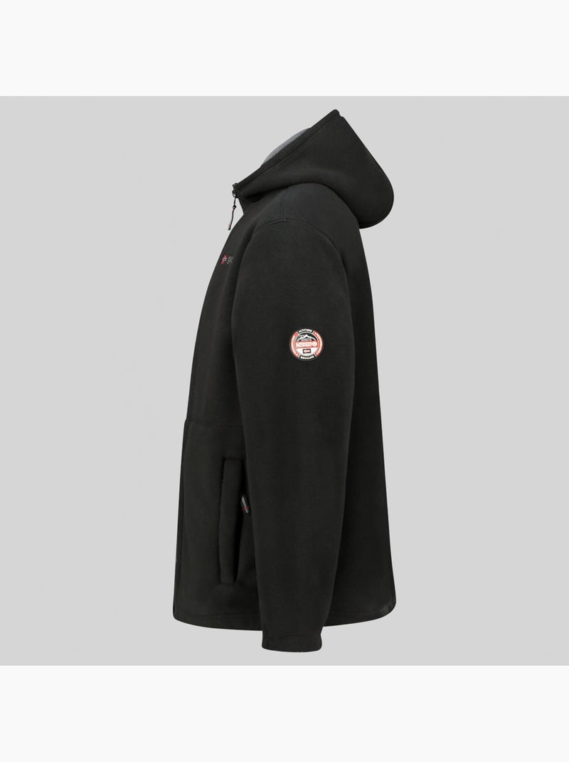 Chaqueta polar con capucha torleon hood – geographical norway Negro - Kiabi