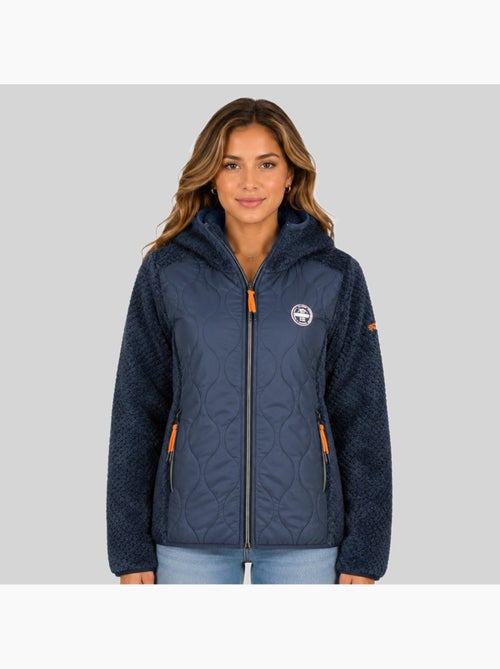 Chaqueta polar con capucha torsade – geographical norway - Kiabi Chaqueta polar con capucha torsade – geographical norway - Kiabi