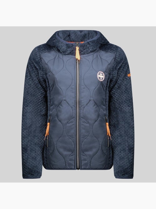 Chaqueta polar con capucha torsade – geographical norway - Kiabi Chaqueta polar con capucha torsade – geographical norway - Kiabi