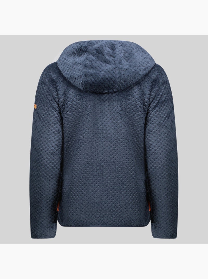 Chaqueta polar con capucha torsade – geographical norway Azul marino - Kiabi