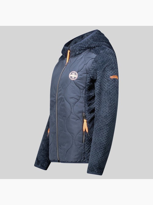 Chaqueta polar con capucha torsade – geographical norway - Kiabi Chaqueta polar con capucha torsade – geographical norway - Kiabi