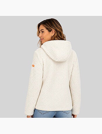 Chaqueta polar con capucha torsade – geographical norway