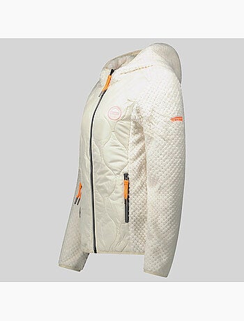 Chaqueta polar con capucha torsade – geographical norway