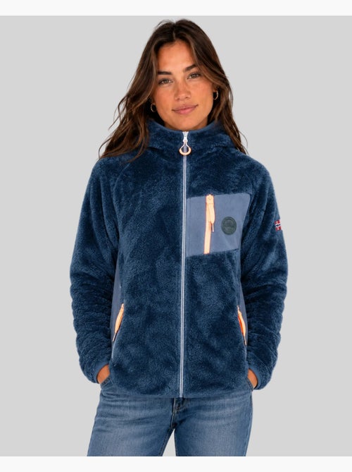 Chaqueta polar con capucha toscana – geographical norway - Kiabi Chaqueta polar con capucha toscana – geographical norway - Kiabi