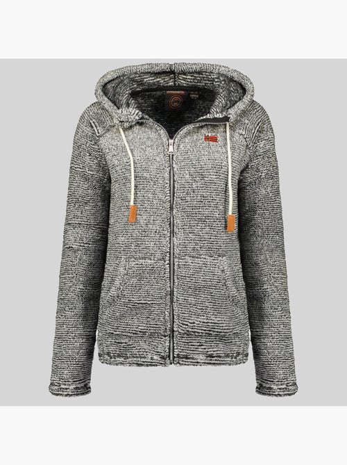 Chaqueta polar con capucha trigo – geographical norway - Kiabi Chaqueta polar con capucha trigo – geographical norway - Kiabi
