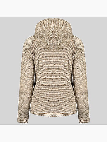 Chaqueta polar con capucha trigo – geographical norway