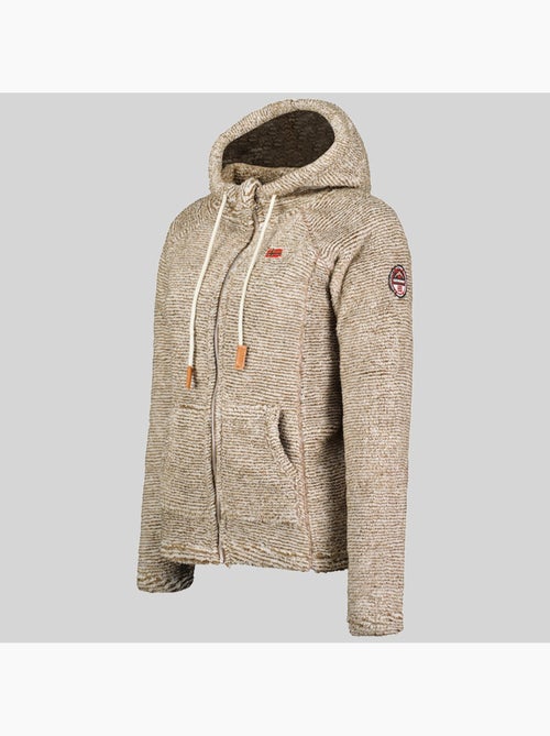 Chaqueta polar con capucha trigo – geographical norway - Kiabi Chaqueta polar con capucha trigo – geographical norway - Kiabi