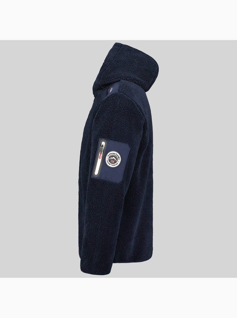 Chaqueta polar con capucha tufour – geographical norway Azul marino - Kiabi