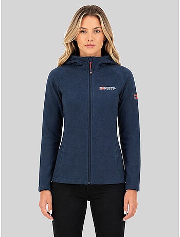 Chaqueta polar con capucha tugood – geographical norway