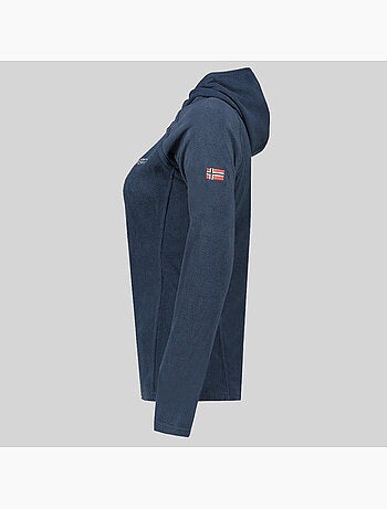 Chaqueta polar con capucha tugood – geographical norway