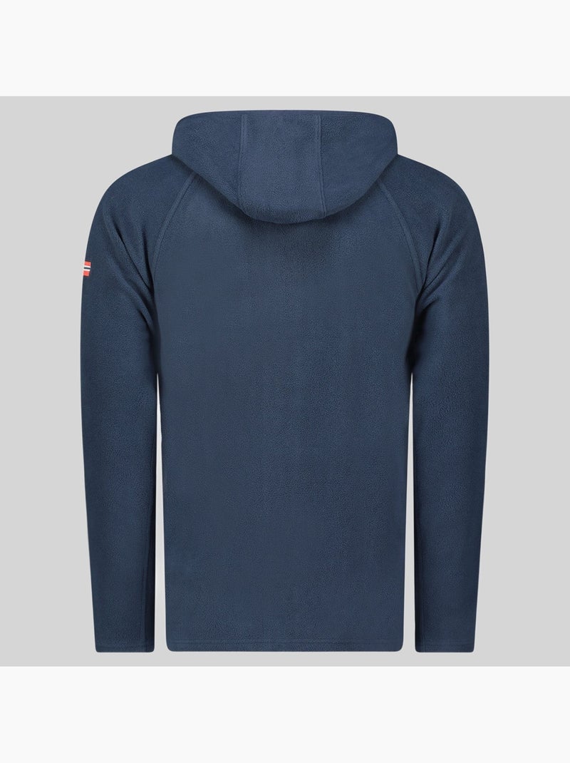 Chaqueta polar con capucha tugood – geographical norway Azul marino - Kiabi