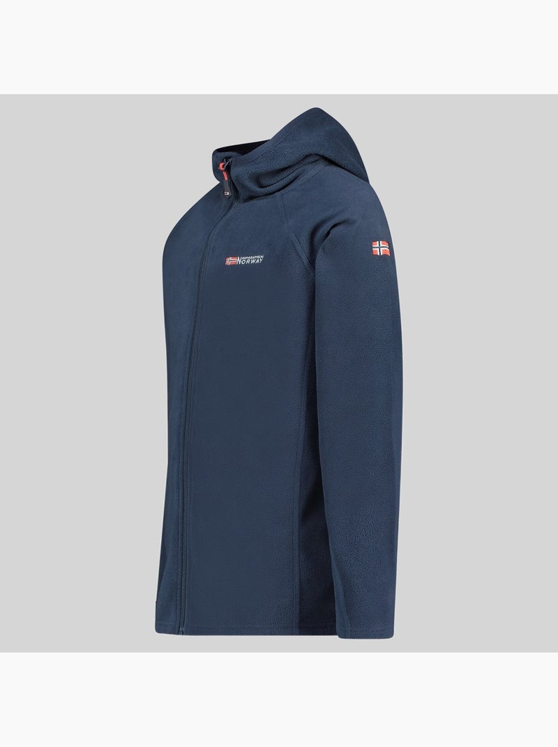 Chaqueta polar con capucha tugood – geographical norway Azul marino - Kiabi