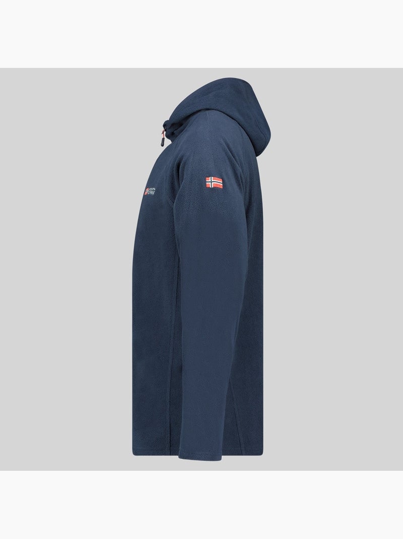 Chaqueta polar con capucha tugood – geographical norway Azul marino - Kiabi