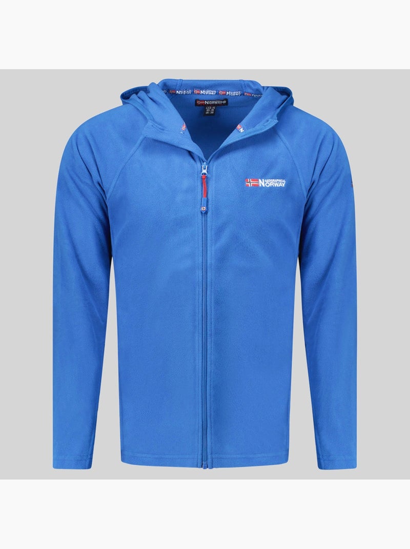 Chaqueta polar con capucha tugood – geographical norway Azul real - Kiabi