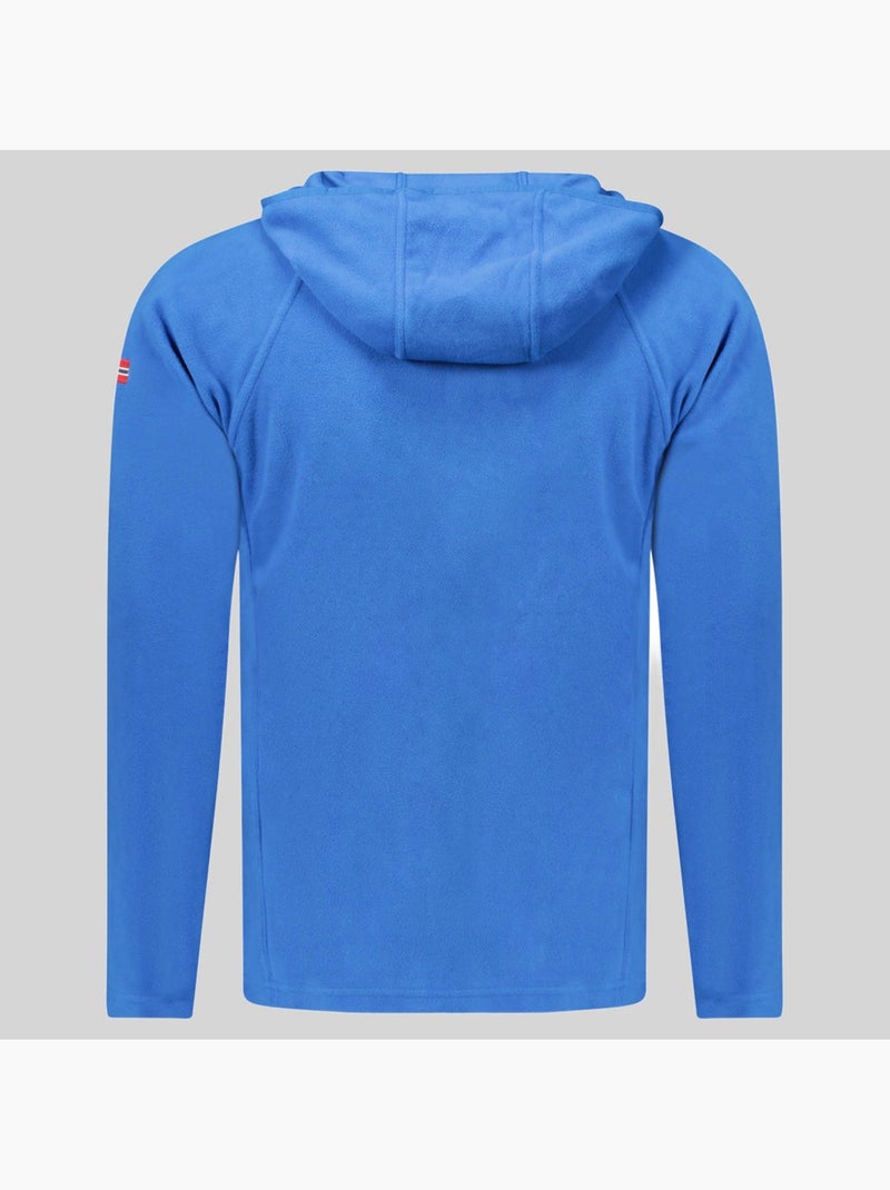 Chaqueta polar con capucha tugood – geographical norway Azul real - Kiabi
