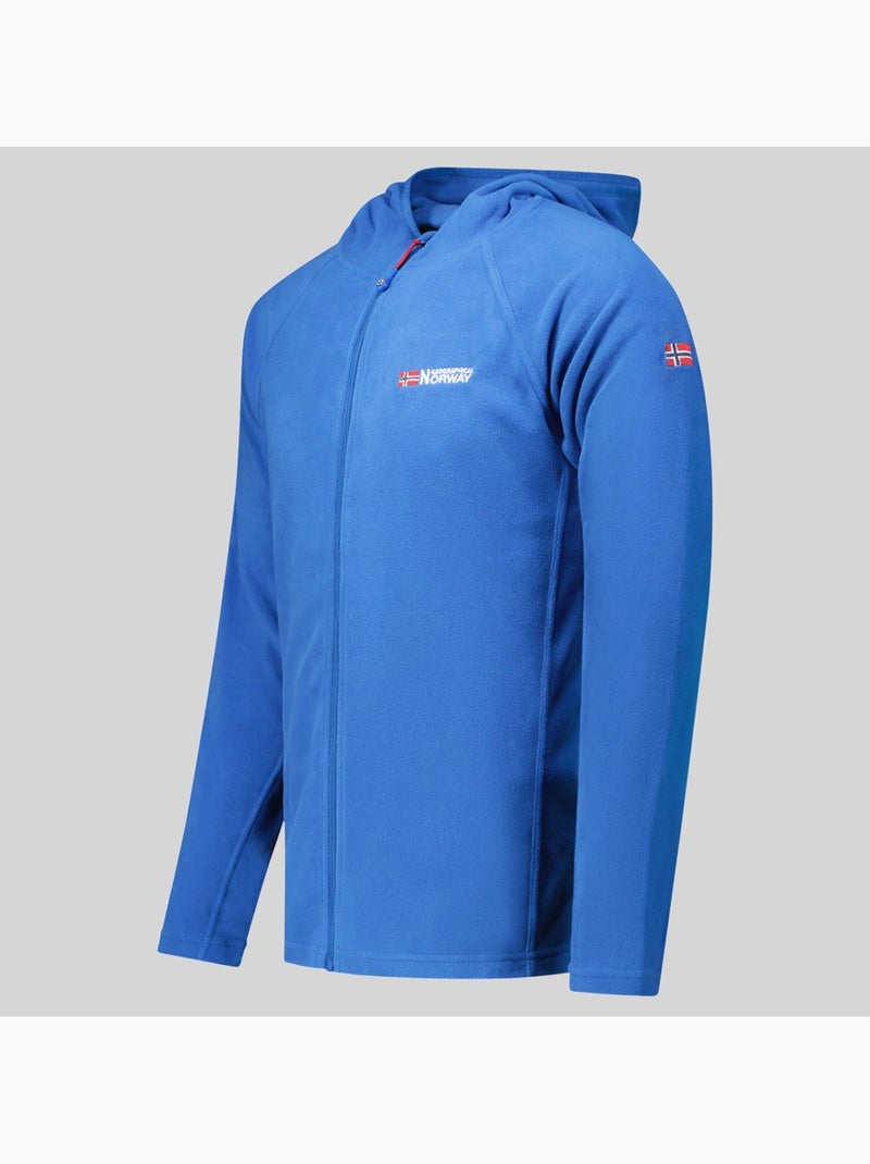 Chaqueta polar con capucha tugood – geographical norway Azul real - Kiabi