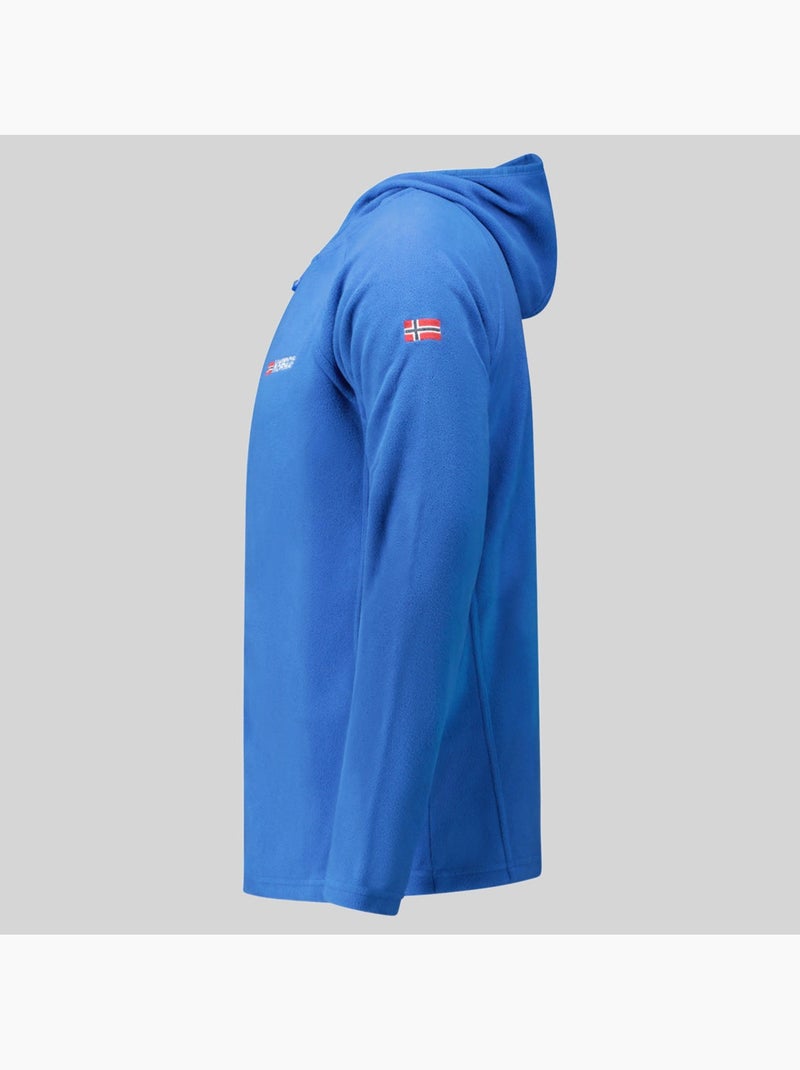 Chaqueta polar con capucha tugood – geographical norway Azul real - Kiabi