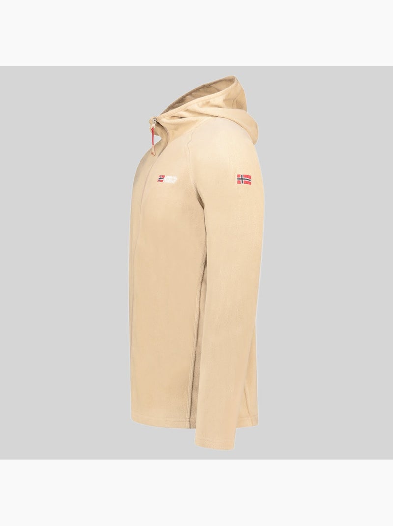 Chaqueta polar con capucha tugood – geographical norway Beige - Kiabi