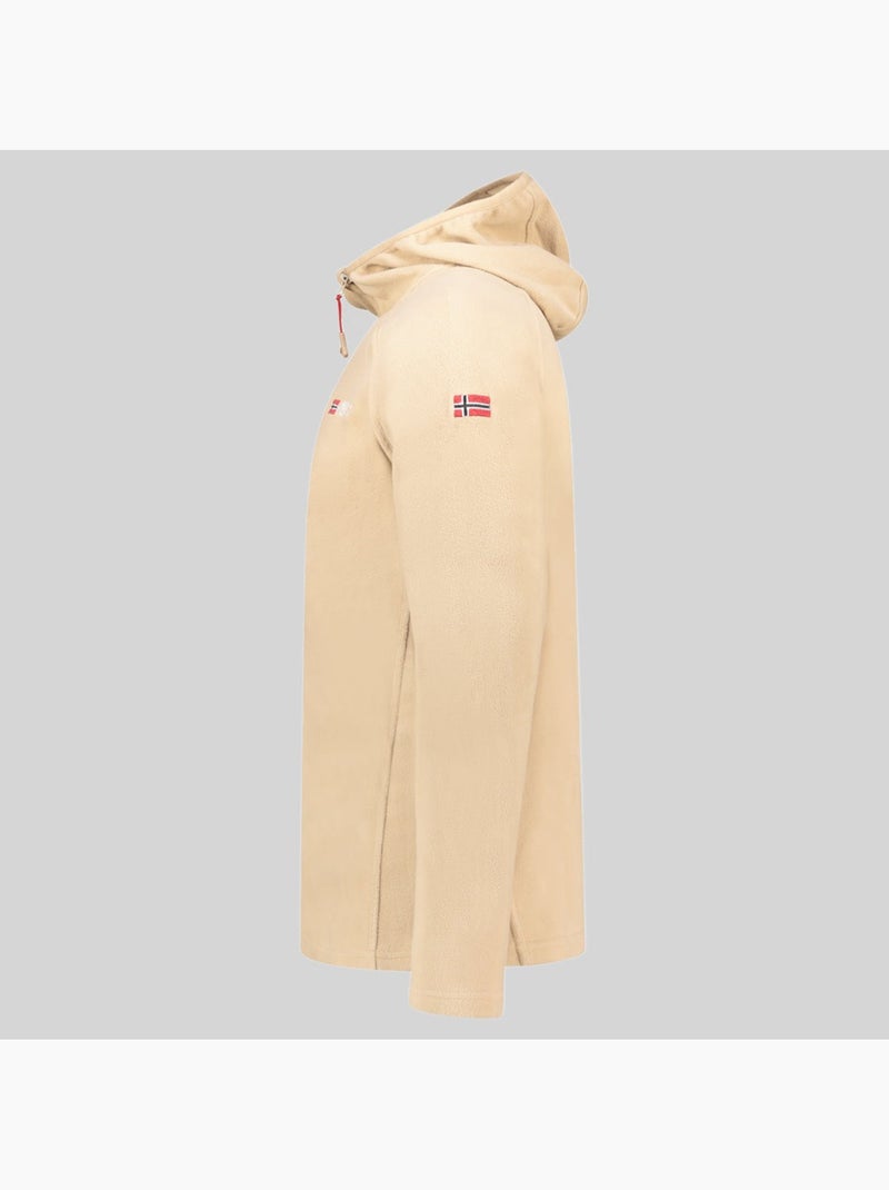 Chaqueta polar con capucha tugood – geographical norway Beige - Kiabi
