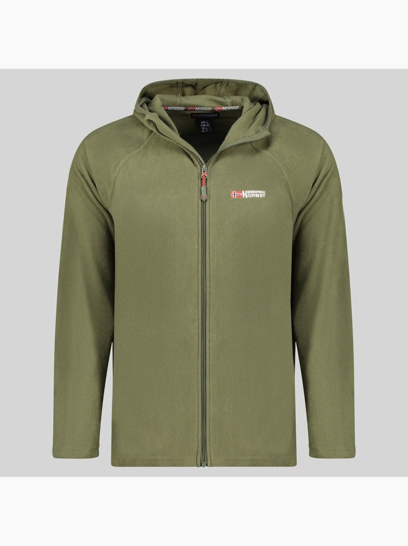 Chaqueta polar con capucha tugood – geographical norway Caqui - Kiabi