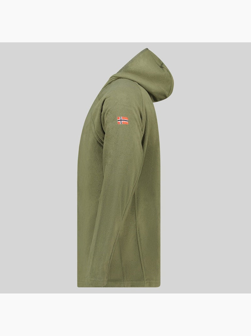Chaqueta polar con capucha tugood – geographical norway Caqui - Kiabi
