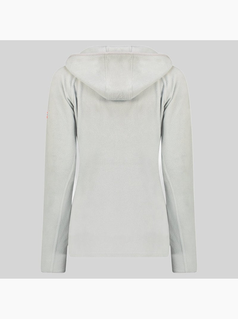 Chaqueta polar con capucha tugood – geographical norway Gris claro - Kiabi