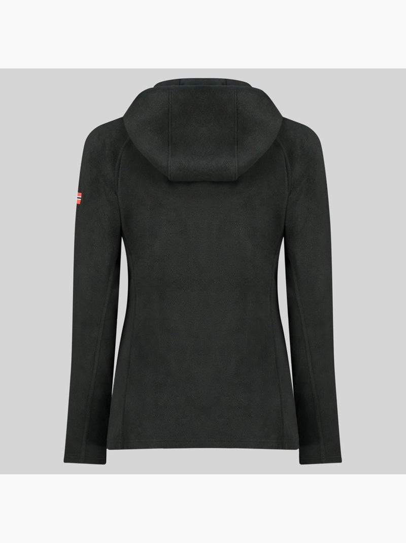 Chaqueta polar con capucha tugood – geographical norway Negro - Kiabi