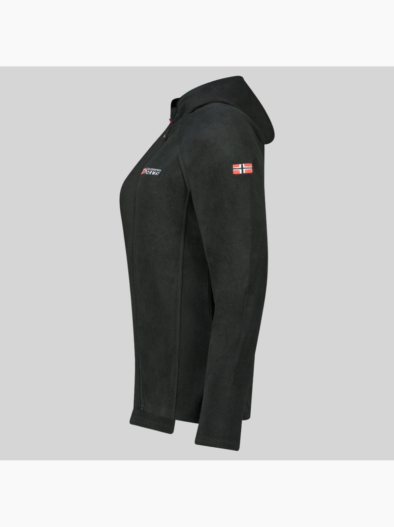 Chaqueta polar con capucha tugood – geographical norway Negro - Kiabi