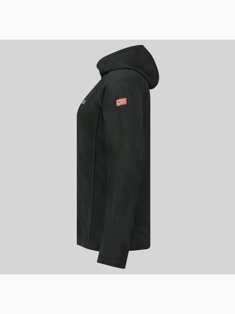Chaqueta polar con capucha tugood – geographical norway Negro - Kiabi