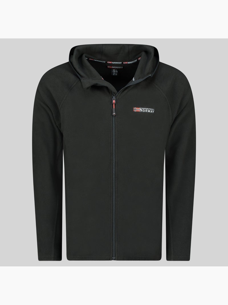 Chaqueta polar con capucha tugood – geographical norway Negro - Kiabi