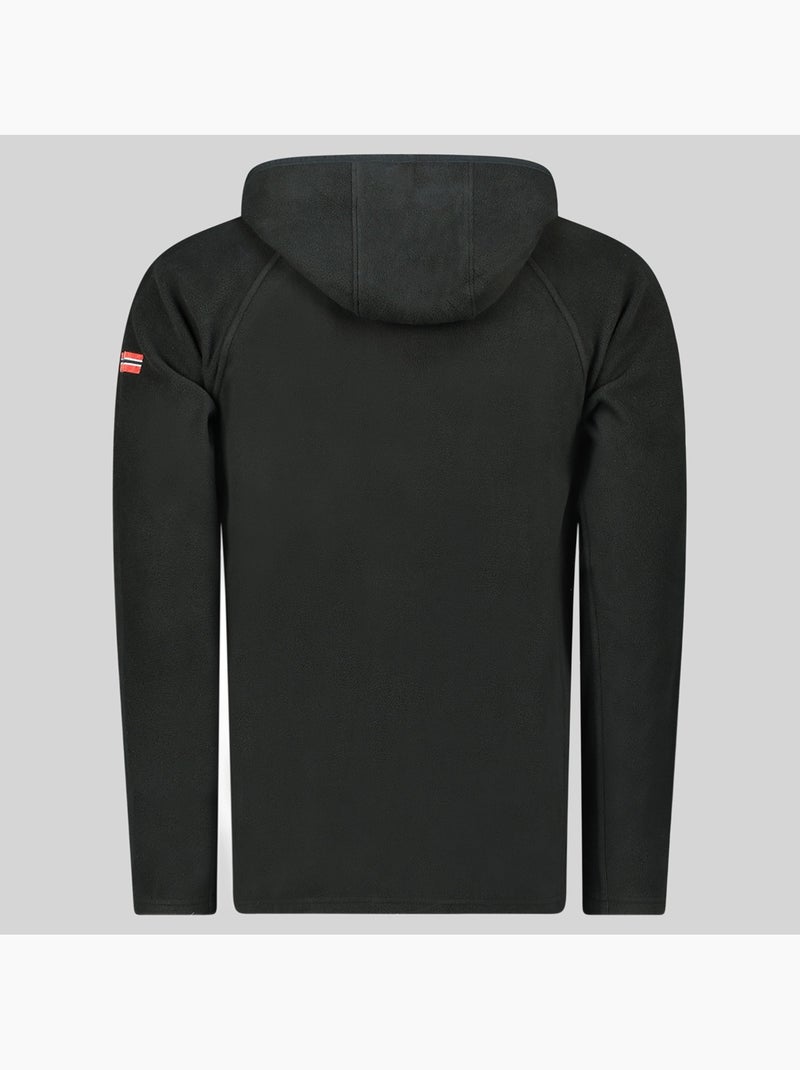 Chaqueta polar con capucha tugood – geographical norway Negro - Kiabi