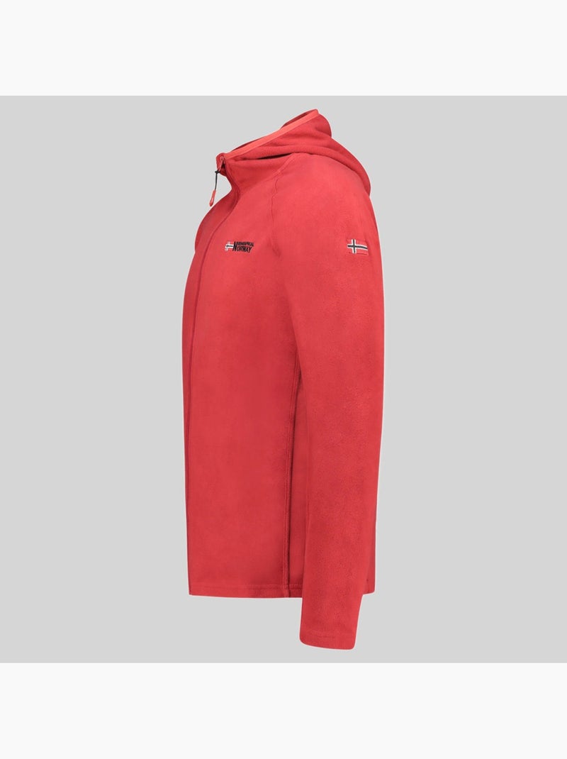 Chaqueta polar con capucha tugood – geographical norway Rojo - Kiabi