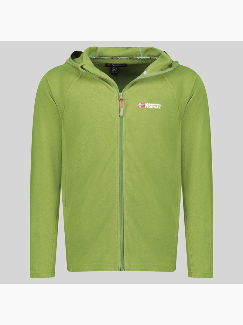 Chaqueta polar con capucha tugood – geographical norway Rosa nude - Kiabi