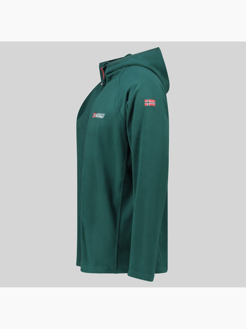 Chaqueta polar con capucha tugood – geographical norway Verde oscuro - Kiabi