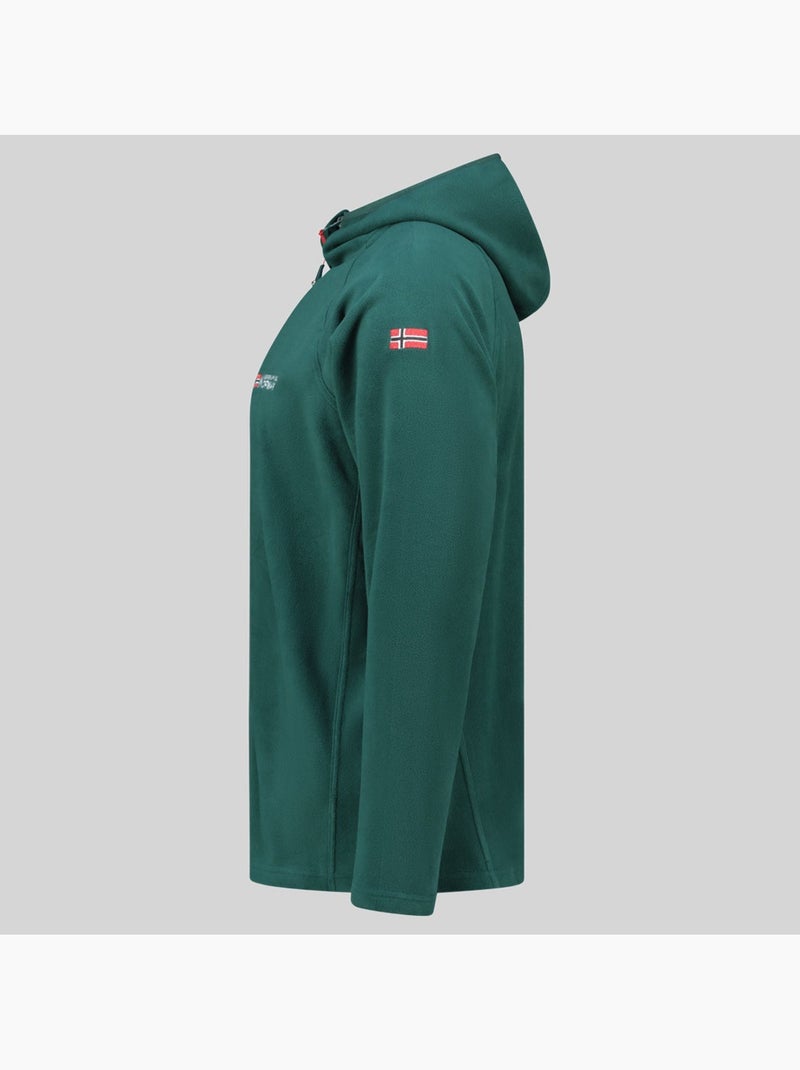 Chaqueta polar con capucha tugood – geographical norway Verde oscuro - Kiabi