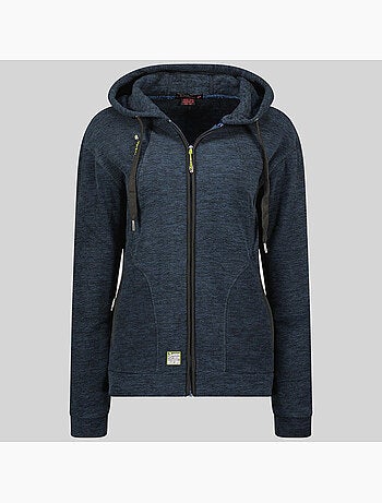Chaqueta polar con capucha twelve – geographical norway