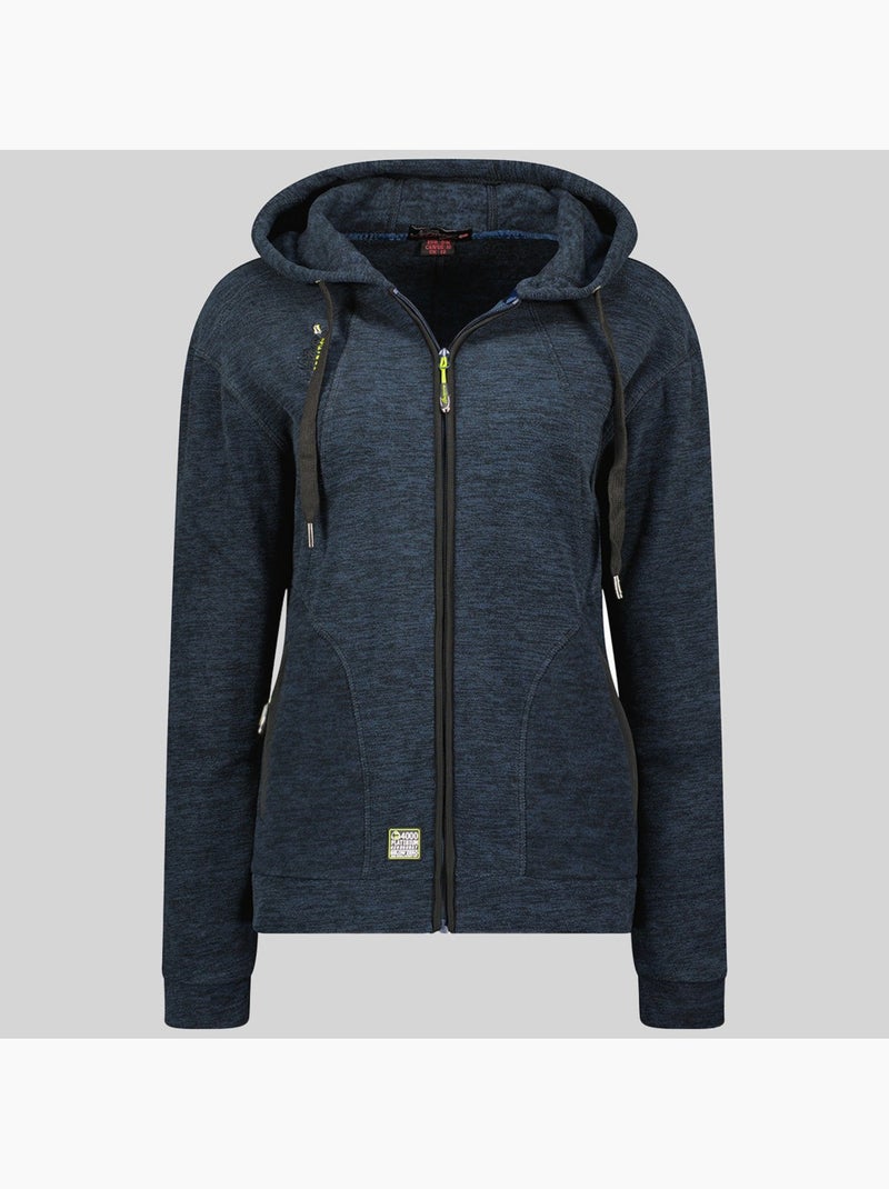 Chaqueta polar con capucha twelve – geographical norway Azul marino - Kiabi