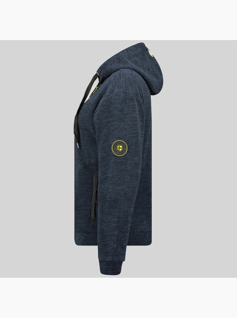 Chaqueta polar con capucha twelve – geographical norway Azul marino - Kiabi
