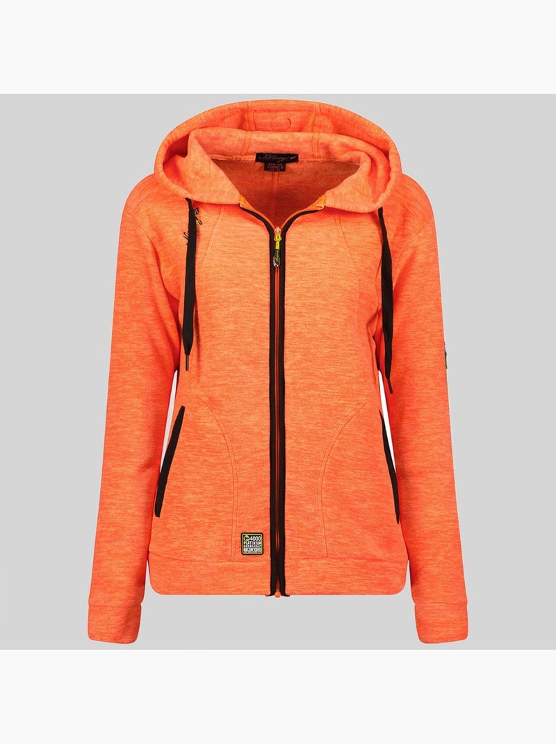 Chaqueta polar con capucha twelve – geographical norway Coral - Kiabi