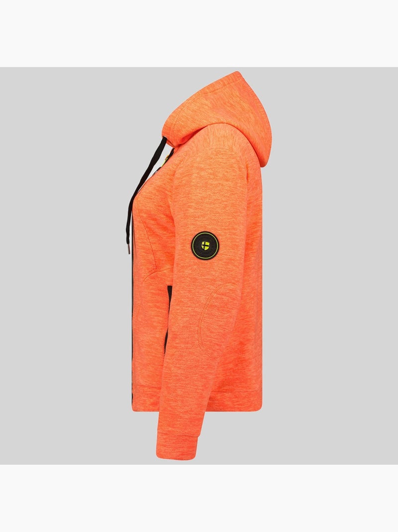 Chaqueta polar con capucha twelve – geographical norway Coral - Kiabi