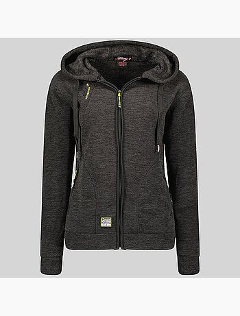 Chaqueta polar con capucha twelve – geographical norway