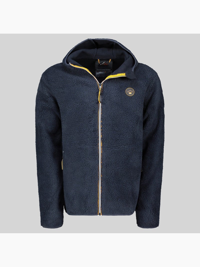 Chaqueta polar con capucha ucherpim – geographical norway Azul marino - Kiabi