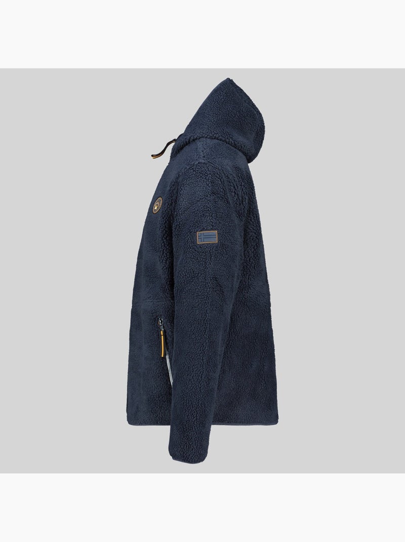 Chaqueta polar con capucha ucherpim – geographical norway Azul marino - Kiabi